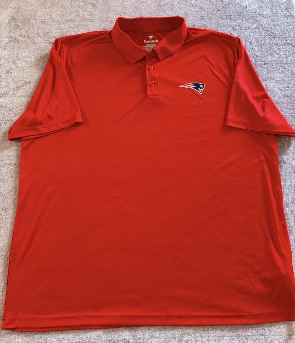 Fanatics Team Appeal Polo Shirt New England Patriots 3XL Red